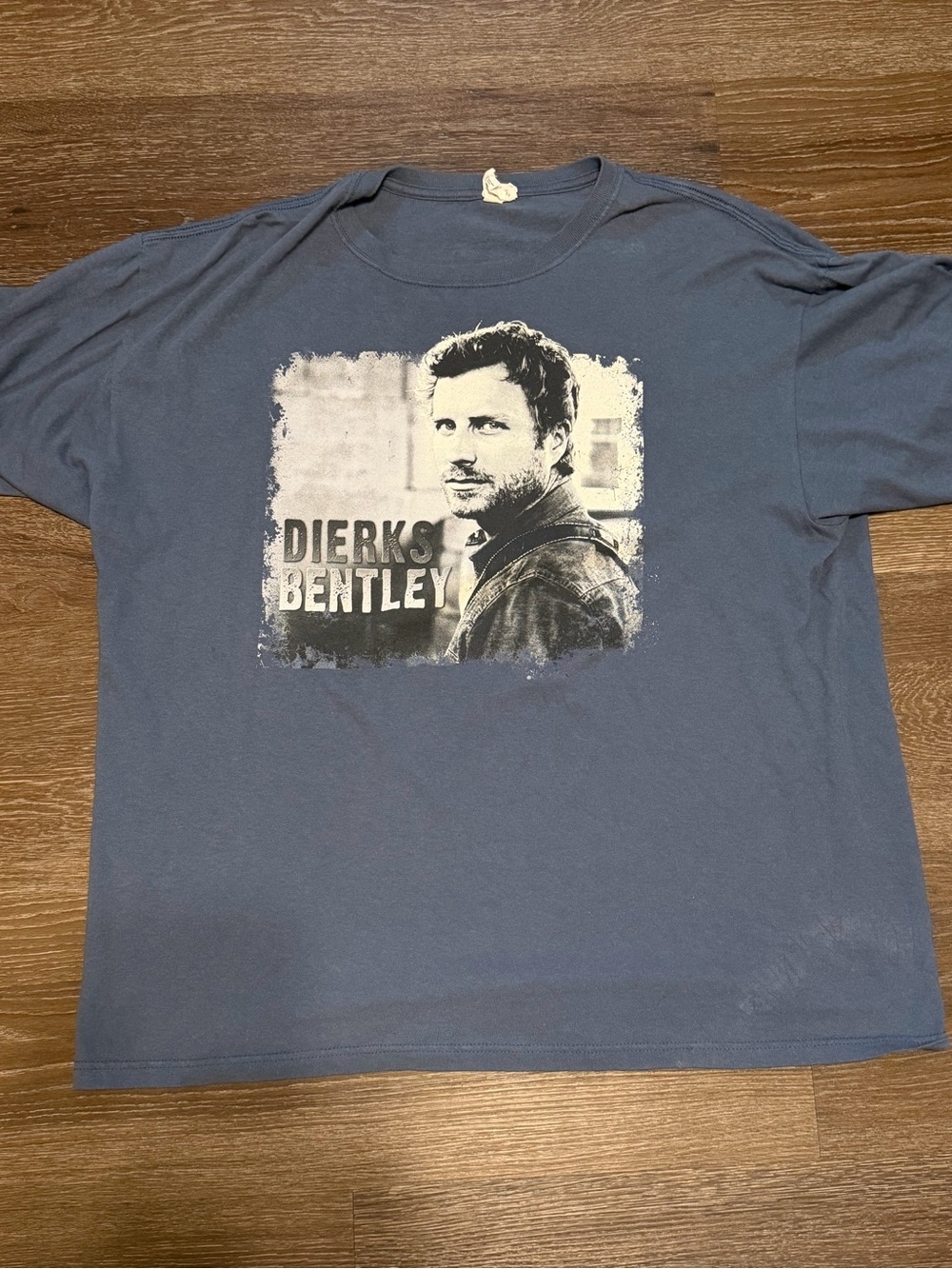Anvil Men's Dierks Bentley Graphic Tee - Blue